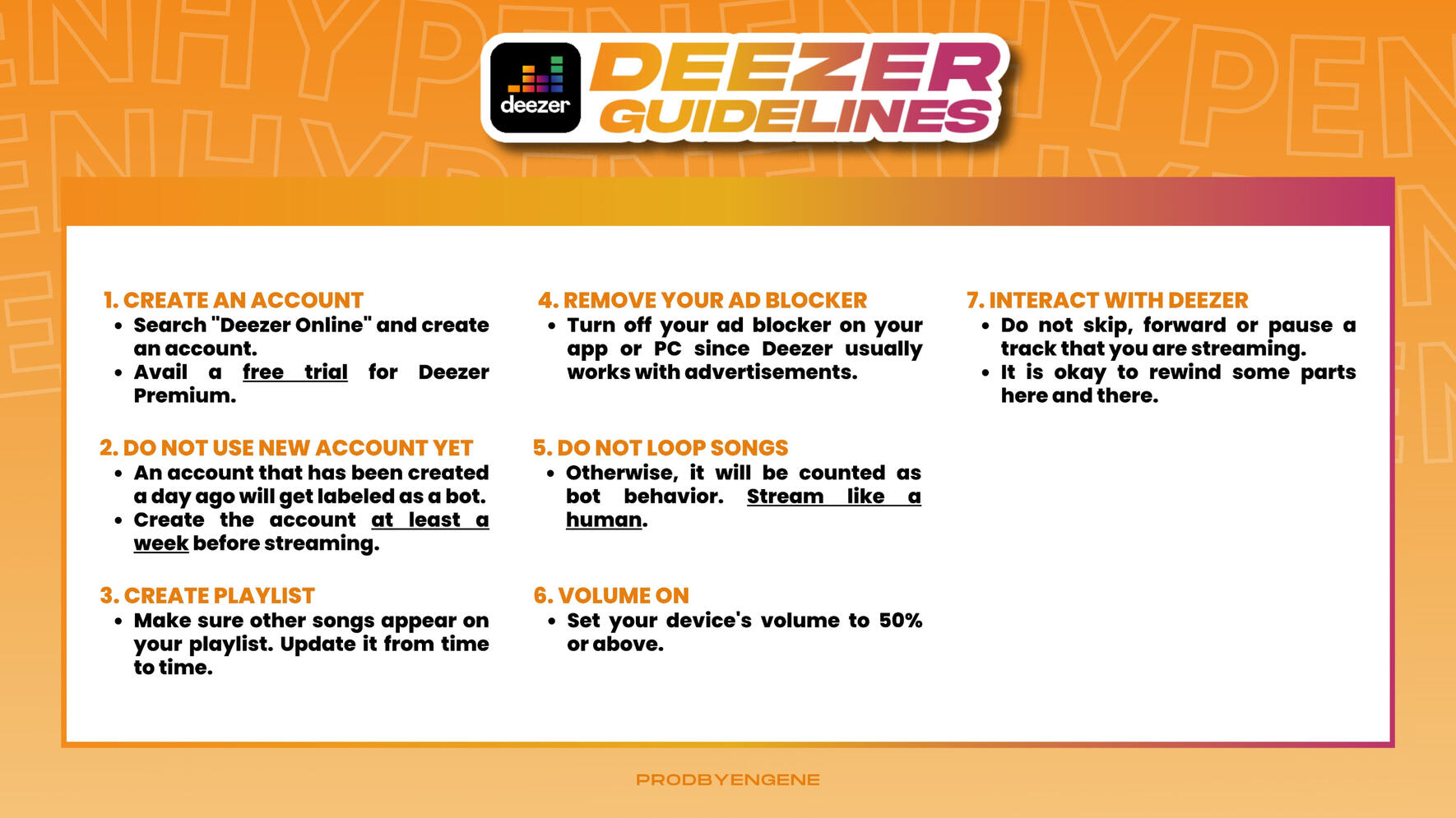 Deezer Guide